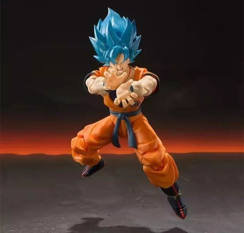 Nueva figura de acción Bandai SHFiguarts SHF Dragon Ball Super Saiyan God Son Goku